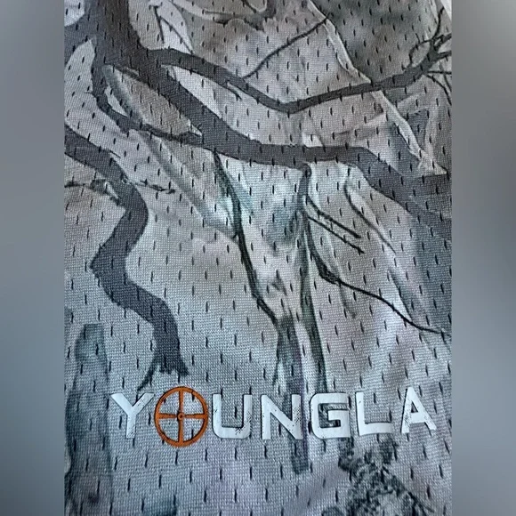 YoungLA Reversible Shorts Men’s XL x 6.5” Tree Camo Mesh Active Gym Athletic - Picture 4 of 14